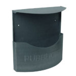 CASSETTA PUBBLICITA' CON TETTO cm 35x14 h 36 MILLE 709.00 CASSETTE LETTERE             F MILLE