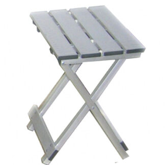 SGABELLO ALLUMINIO CAMPING  30x25 h 40 VETTE 06205 FN001 TAVOLI PIC NIC               C VETTE