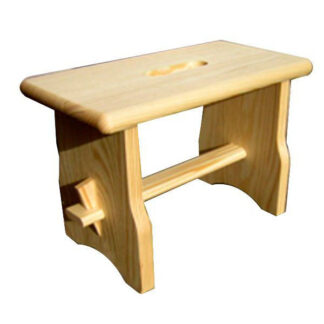 SGABELLO PINO BASSO       cm 30x16 h 20 XTRA 12612 S02-03BC SGABELLI DOMESTICI           C XTRA