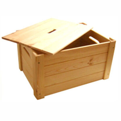 CONTENITORE BOX LEGNO LINEAR    cm 53x39 h 29 XTRA S01-04 CONTENITORI LEGNO            C XTRA