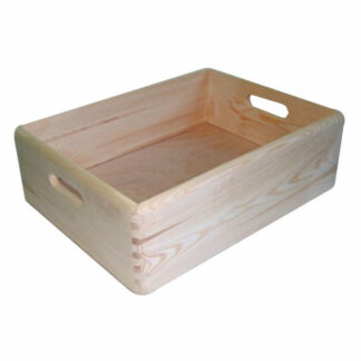 CONTENITORE CESTA PRATICA cm 30x20 h 14 XTRA 12615 002-1 CONTENITORI LEGNO            C XTRA