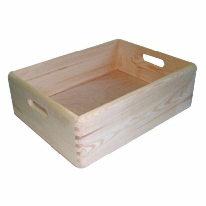 CONTENITORE CESTA PRATICA cm 40x30 h 14 XTRA 12616 002-2 CONTENITORI LEGNO            C XTRA
