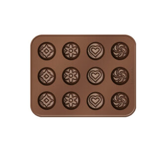 STAMPO SILIC.CIOCCOLATINI CHOCOMIX DELICIA TESCOMA 629368 TEGLIE E STAMPI TESCOMA      C TESCOMA