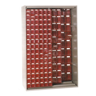 MOBILE 3 ANTE SCORREVOLI 125x60 h 195      MOBILPL MP400.2.VE CASSETTIERE E CONTENITORI    F MOBILPLASTIC
