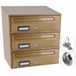 CASELLARIO ORIZ 3P ACC BRONZATO 2500C3OESTBR CASSETTE LETTERE             F VULCANIA