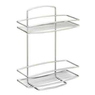 MENSOLA POLYTHERM ONDA RET. 2P 26x11 h 35 METALTEX 46.00.02 MENSOLE BAGNO                C METALTEX