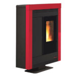 STUFA PELLET SOUVENIR STEEL PL.BORDEAUX EXTRAFLAME 1275755 - 4 S STUFE PELLET                 F EXTRAFLAME