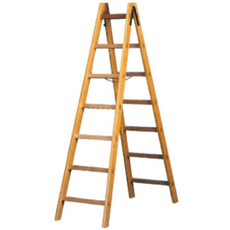 SCALA LEGNO DOPPIA SALITA GR.6               FACAL PIOLO175 SCALE INDUSTRIALI            F FACAL