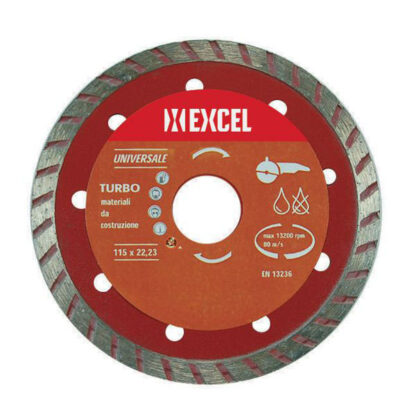 DISCO DIAMANTATO CC 115 UNIVERSALE     EXCEL 06552 WW0107115 DISCHI DIAMANTATI            F EXCEL