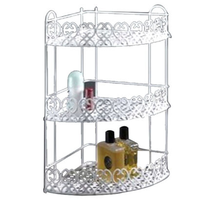 MENSOLA ACCIAIO ANGOLARE PIANI 3  22x22 h 45 BUZZI 116 MENSOLE BAGNO                C METALLURGICA BUZZI