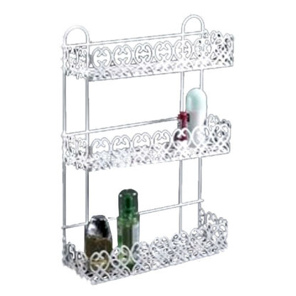 MENSOLA ACCIAIO RETTANG. PIANI 3  30x10 h 45 BUZZI 119 MENSOLE BAGNO                C METALLURGICA BUZZI