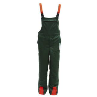 PETTORINA COTONE HEAVY ANTISEGA VERDE/ARANCIO 48 BM 18642 MOTOSEGHE PROTEZIONE         F BRUMAR