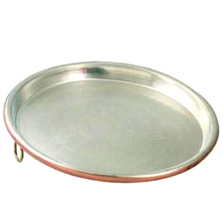 TEGLIA RAME               cm 30 h 2,0 CU ARTIGIANA 3230/30 TEGLIE E STAMPI              C CU ARTIGIANA