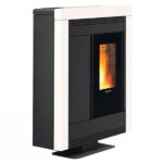 STUFA PELLET SOUVENIR STEEL PLUS BIANCA EXTRAFLAME 1288650 - 5 S STUFE PELLET                 F EXTRAFLAME
