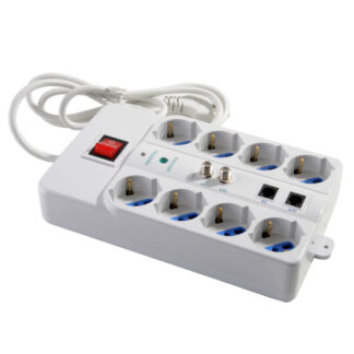 MULTIPRESA 8x2PT MULTIFUNZIONE INT   SYNTESY 06618 SL203068 AVVOLGICAVI E PROLUNGHE      F SYNTESY