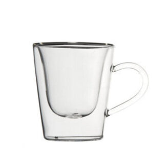 TAZZA CAFFE VETRO ESPRESSO  Pz 2 cc 120 L.BORMIOLI A08881G4102AA04 TAZZE VETRO                  C BORMIOLI