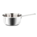 CASSERUOLA INOX 1 MANICO    cm 12 BONITA BARAZZONI 266110012 PENTOLE ACCIAIO BARAZZONI    C BARAZZONI