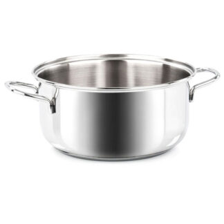 CASSERUOLA INOX 2 MANICI    cm 12 BONITA BARAZZONI 266102012 PENTOLE ACCIAIO BARAZZONI    C BARAZZONI