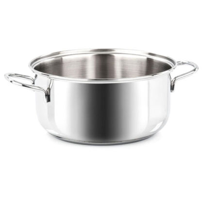 CASSERUOLA INOX 2 MANICI    cm 20 BONITA BARAZZONI 266102020 PENTOLE ACCIAIO BARAZZONI    C BARAZZONI