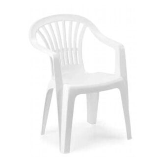 SEDIA RESINA BRACC.ALTEA BIANCA          PROGARDEN 86267 ARREDO GIARDINO PROGARDEN    C PROGARDEN