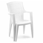 SEDIA RESINA BRACC.ARPA BIANCA           PROGARDEN 86444 ARREDO GIARDINO PROGARDEN    C PROGARDEN