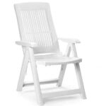 POLTRONA RESINA PIEGH.TAMPA BIANCA       PROGARDEN 85101 ARREDO GIARDINO PROGARDEN    C PROGARDEN