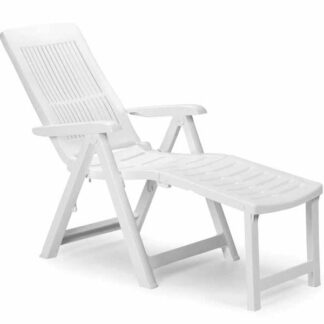 POLTRONA RESINA PIEGHEV.  FLORIDA BIANCA PROGARDEN 85100 ARREDO GIARDINO PROGARDEN    C PROGARDEN