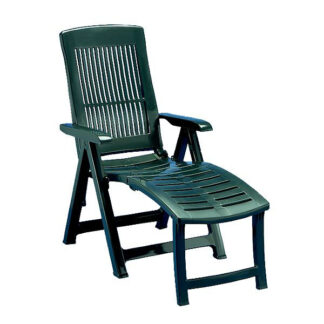 POLTRONA RESINA PIEGHEV.  FLORIDA VERDE  PROGARDEN 45100 ARREDO GIARDINO PROGARDEN    C PROGARDEN