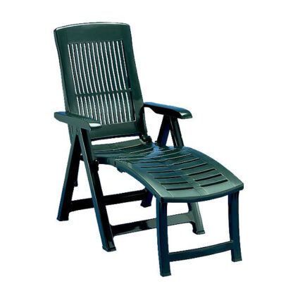 POLTRONA RESINA PIEGHEV.  FLORIDA VERDE  PROGARDEN 45100 ARREDO GIARDINO PROGARDEN    C PROGARDEN