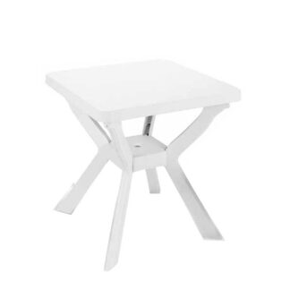TAVOLO RESINA RENO BIANCO          70x70 PROGARDEN REN023BI ARREDO GIARDINO PROGARDEN    C PROGARDEN