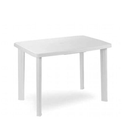 TAVOLO RESINA FARETTO BIANCO      101x68 PROGARDEN 90800 ARREDO GIARDINO PROGARDEN    C PROGARDEN