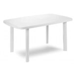 TAVOLO RESINA FARO BIANCO         137x85 PROGARDEN 90990 ARREDO GIARDINO PROGARDEN    C PROGARDEN