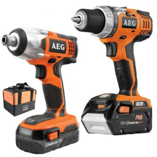 TRAPANO BATTERIA KIT      BS18C-LI + BSS18C-LI AEG 4935440835 *AEG ELETTROUTENSILI         F AEGPOWER