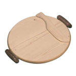 TAGLIERE LEGNO TONDO COLTELLO         cm 35 CHECCO S35 TAGLIERI                     C CHECCO