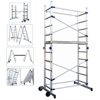 TRABATTELLO ALLUMINIO PINNA h 159/310        FACAL PN SCALE MULTIUSO-TRABATTELLI   F FACAL