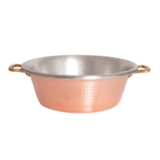 RISOTTIERA RAME CHEF 2 MANICI cm 30 LAR 1102/2 PAIOLI C LAR