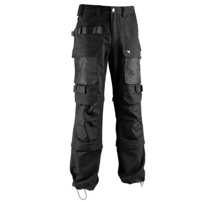 PANTALONE COTONE NERO M                VIG DIADORA 158505-80013/M INDUMENTI LAVORO             F DIADORA