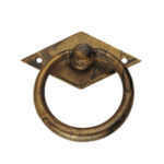 MANIGLIA CIONDOLO MOSTRINA OT ANTICO 50x44 2829 MS MG2829GD MANIGLIE                     F METAL STYLE