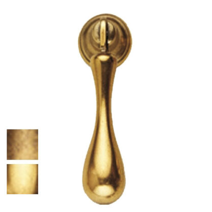 MANIGLIA PENDENTE OTTONE ANTICO 18x52      5650 MS MG5650GD MANIGLIE                     F METAL STYLE