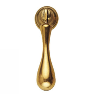MANIGLIA PENDENTE OTTONE LUCIDO 18x63      5655 MS MG5655GD MANIGLIE                     F METAL STYLE