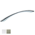 MANIGLIA ARCO ZAMA NICKEL SATINATO 96  23420 GAMET MG23420GD MANIGLIE                     F GAMET