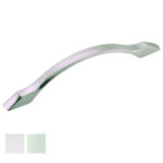 MANIGLIA ZAMA CROMO OPACO  96          23037 GAMET MG23037GD MANIGLIE                     F GAMET