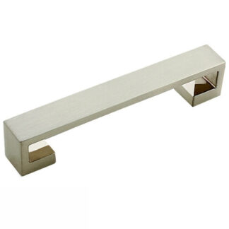 MANIGLIA RETT.ZAMA NICKEL SATINATO 96  23128 GAMET MG23128GD MANIGLIE                     F GAMET