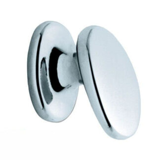 POMOLO OVALE ZAMA CROMO LUCIDO   20    23977 GAMET MG23977GD POMOLI                       F GAMET