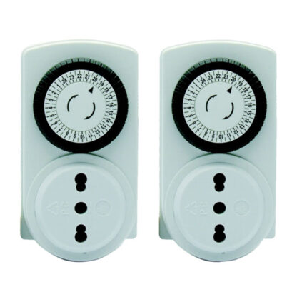 TIMER ANALOGICO 24h Pz.2                   AVIDSEN 103824 SPINE E ADATTATORI EL        F AVIDSEN