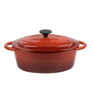CASSERUOLA GHISA OVALE COP. NORMANDIE   cm 29 ILSA 04020290GCV PENTOLE ILSA                 C ILSA