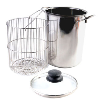 PENTOLA ASPARAGERA INOX VELA cm 16 h 21    BORELLA 1006 PENTOLE SPECIALI             C BORELLA