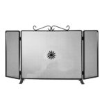 PARASCINTILLE 3 ALI DECORO cm 80 h40 LAPILLO 12854  ACCESSORI CAMINETTI          F LAPILLO