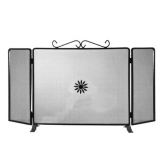 PARASCINTILLE 3 ALI DECORO cm 80 h40 LAPILLO 12854  ACCESSORI CAMINETTI          F LAPILLO