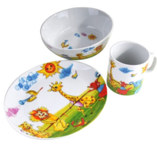 SERVIZIO BABY GIALLO              Pz. 3   ZOO FADE 46698 PIATTI E SET PAPPA BABY      C FADE